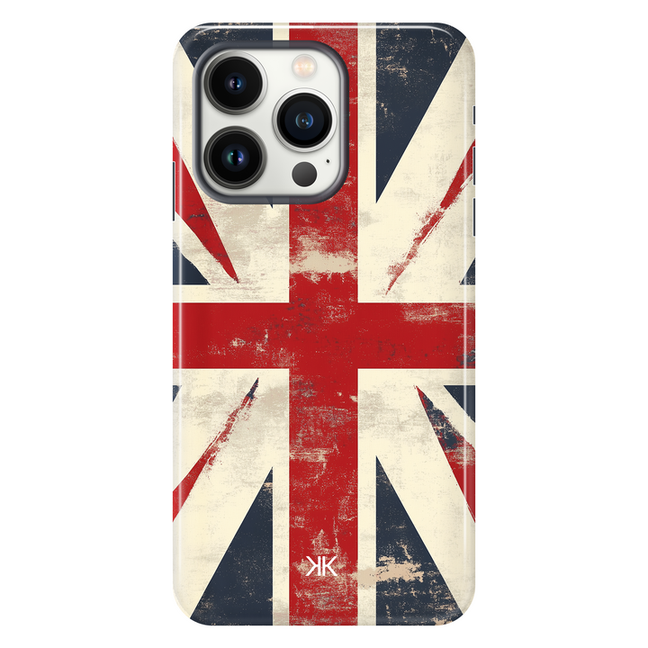 Faded Union Jack Phone Case - Tough Case - iphone-13-pro