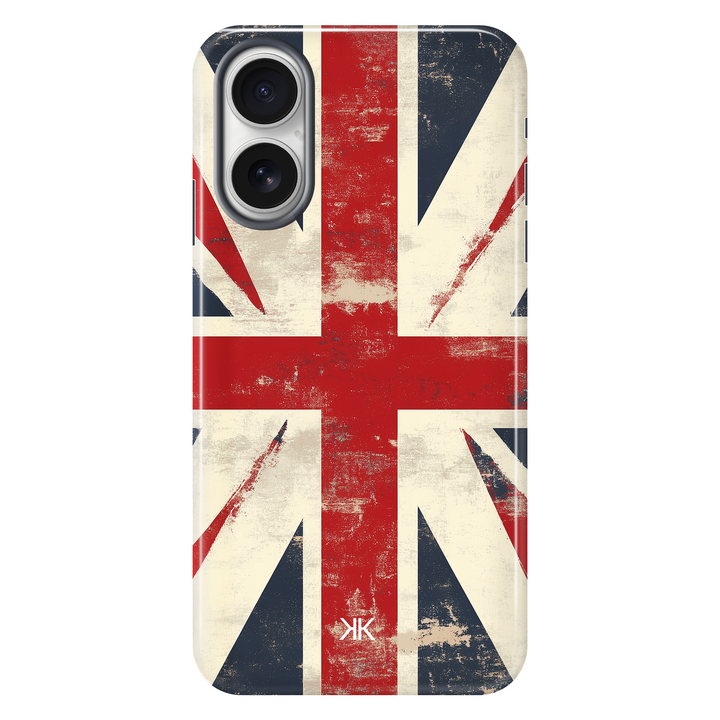 Faded Union Jack Phone Case - Tough Case - iphone-16