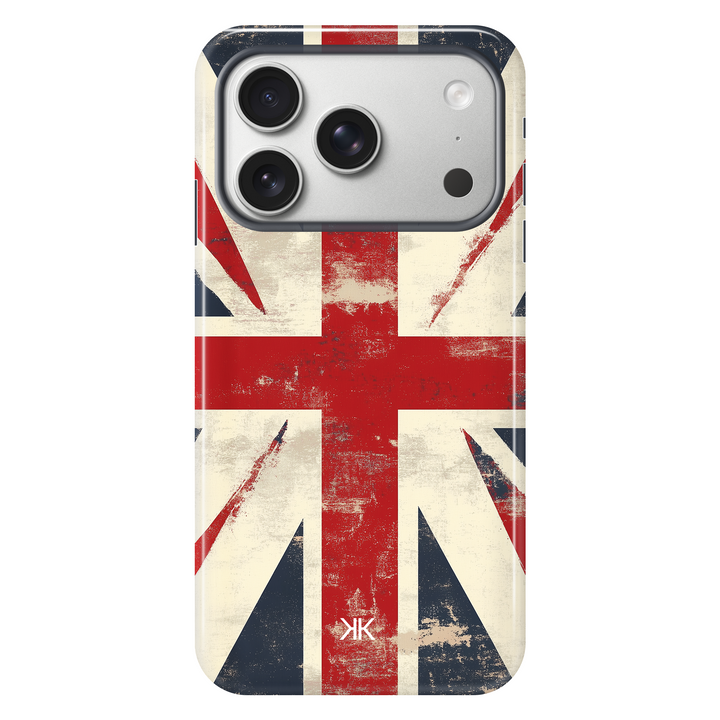 Faded Union Jack Phone Case - Tough Case - iphone-17-pro