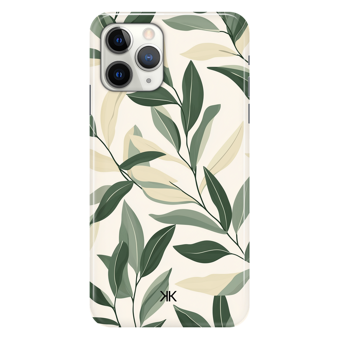 Pastel Leaves phone case for iPhone 11 Pro