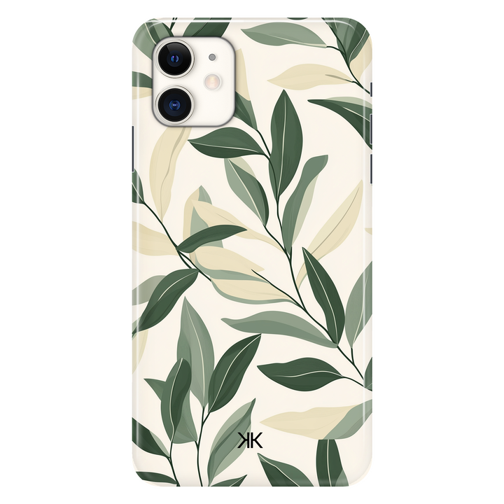 Pastel Leaves phone case for iPhone 11