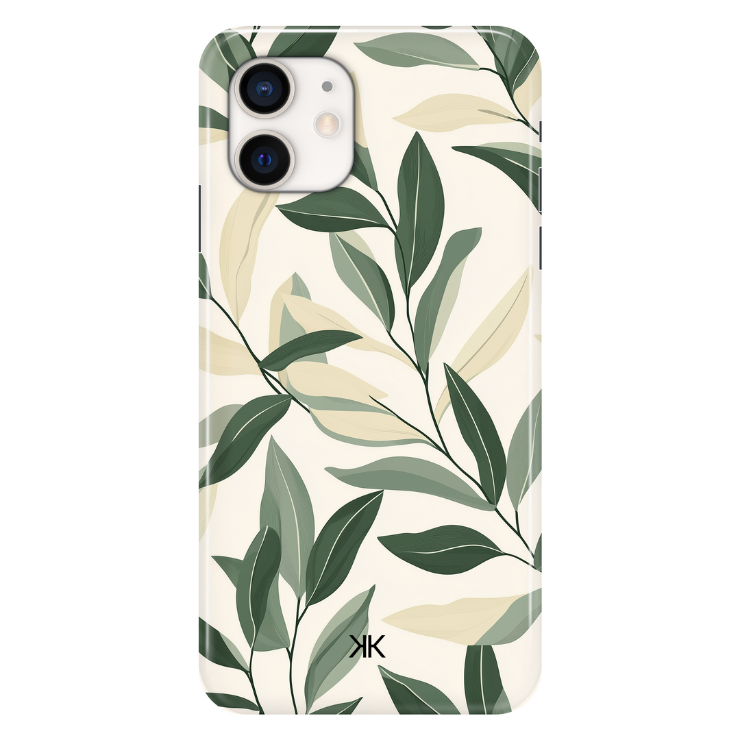 Pastel Leaves phone case for iPhone 12