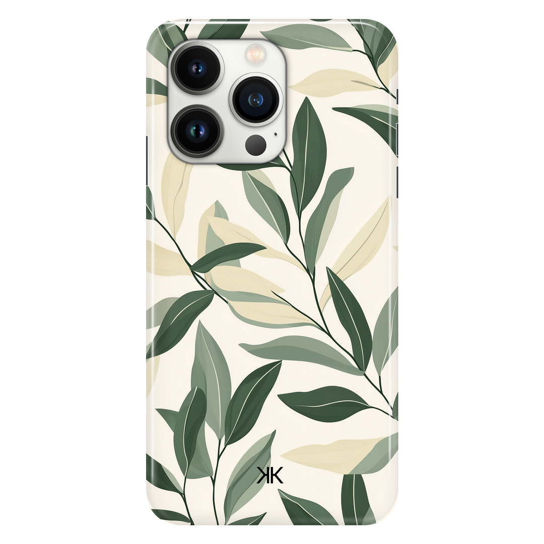 Pastel Leaves phone case for iPhone 13 Pro