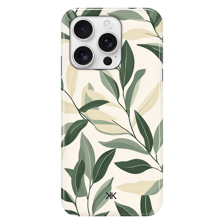 Pastel Leaves phone case for iPhone 16 Pro