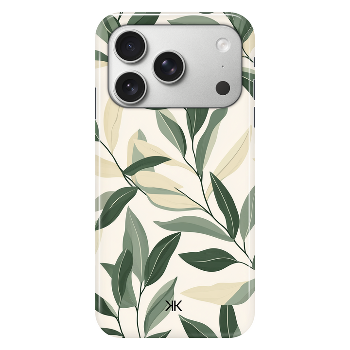 Pastel Leaves phone case for iPhone 17 Pro
