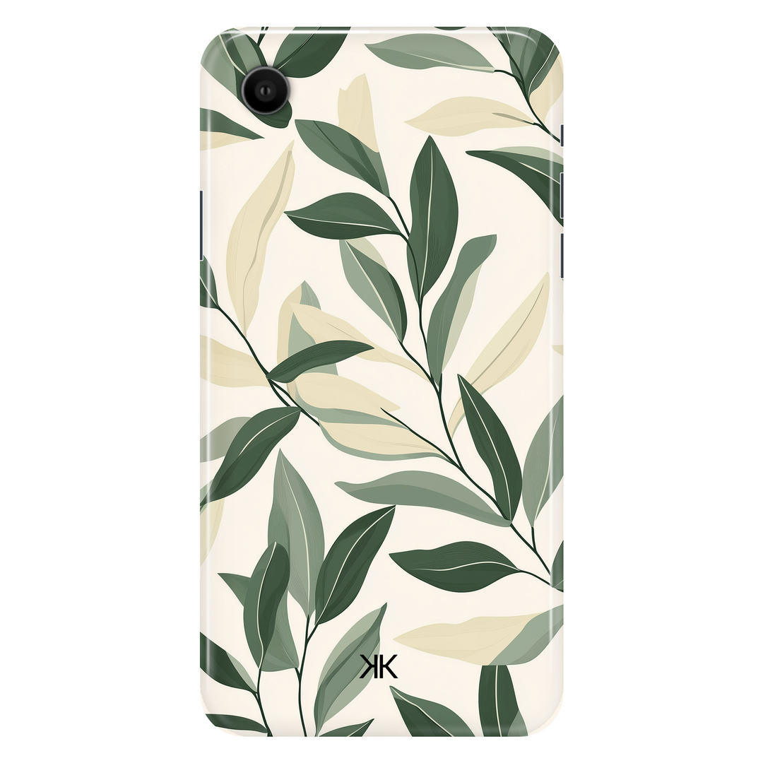 Pastel Leaves phone case for iPhone XR