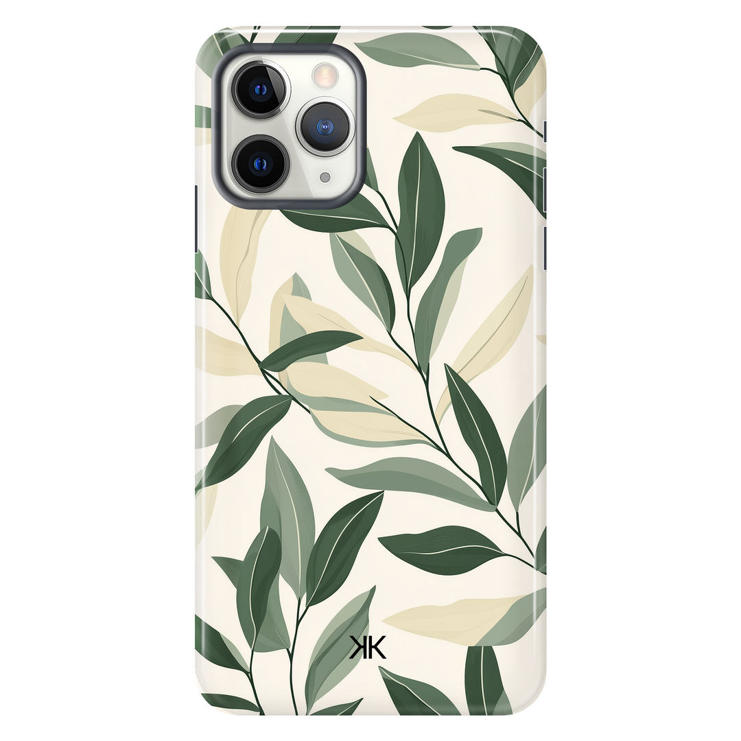 Pastel Leaves Phone Case - Tough Case - iphone-11-pro