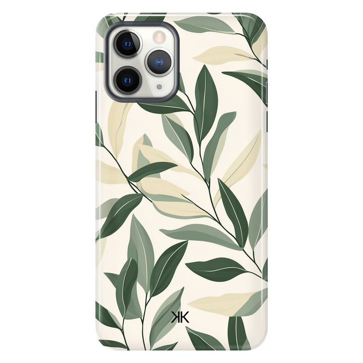Pastel Leaves Phone Case - Tough Case - iphone-11-pro