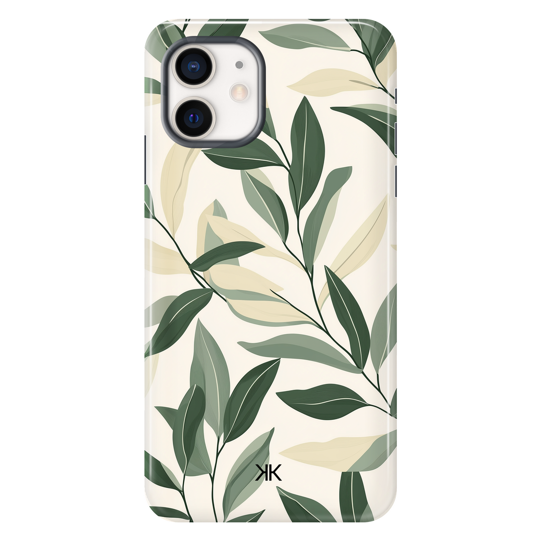 Pastel Leaves Phone Case - Tough Case - iphone-12