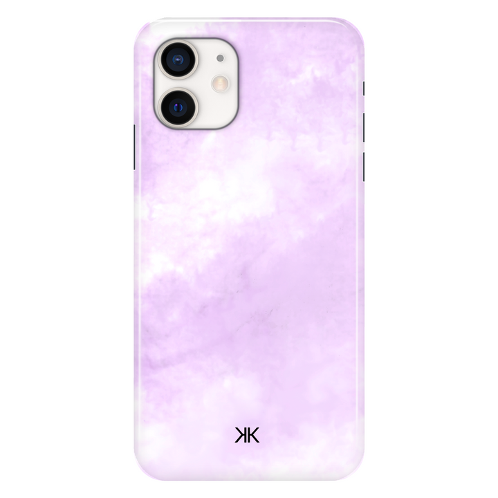 Pastel Lilac Tie Dye phone case for iPhone 12