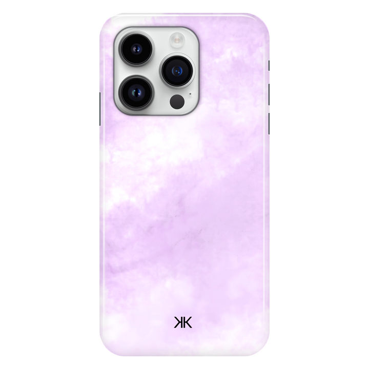 Pastel Lilac Tie Dye phone case for iPhone 14 Pro