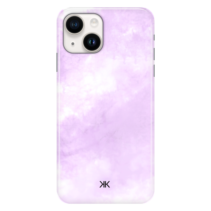 Pastel Lilac Tie Dye phone case for iPhone 14
