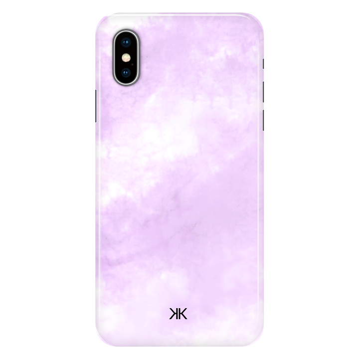 Pastel Lilac Tie Dye phone case for iPhone X