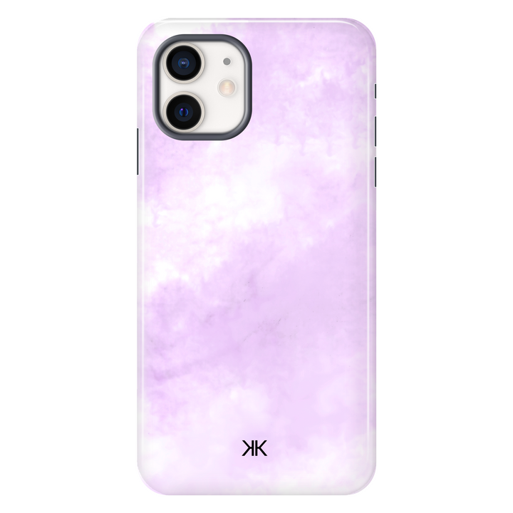 Pastel Lilac Tie Dye Phone Case - Tough Case - iphone-12