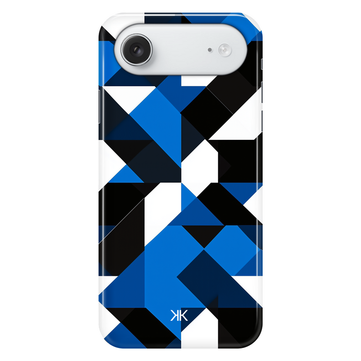 Blue Geometric phone case for iPhone 17 Air