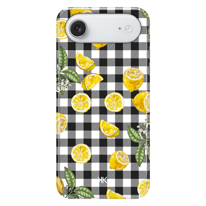 Gingham Lemons phone case for iPhone 17 Air