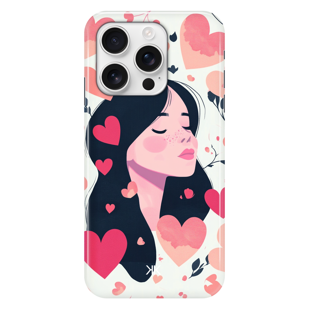 Girl Love phone case for iPhone 16 Pro