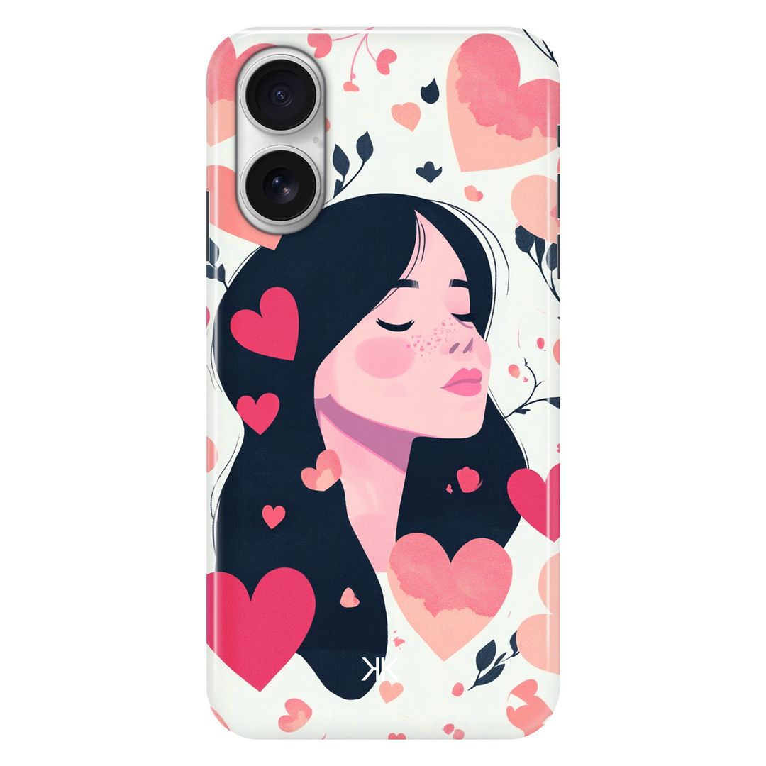 Girl Love phone case for iPhone 16