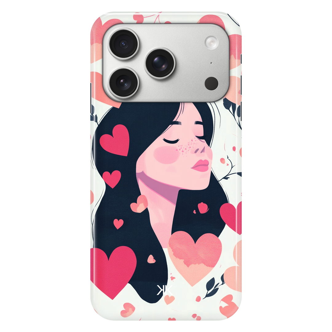 Girl Love phone case for iPhone 17 Pro