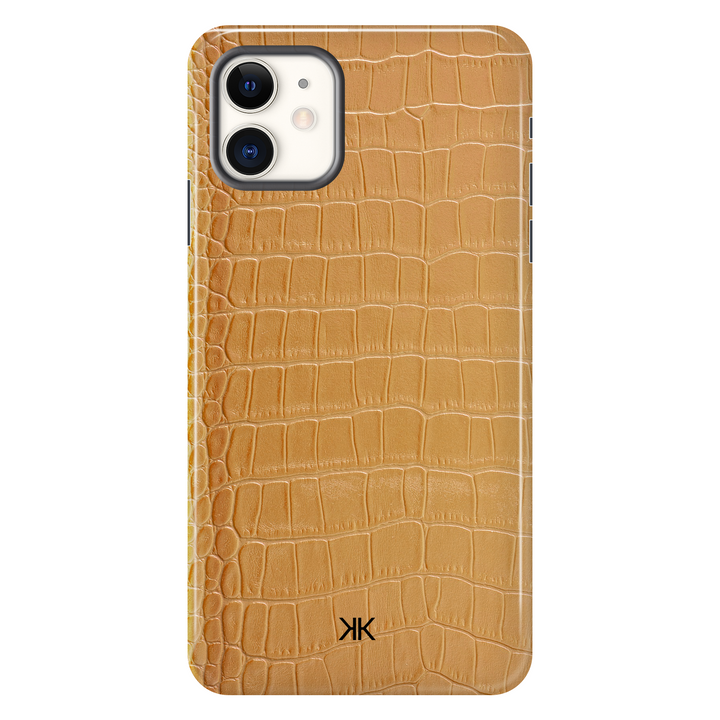 Gold Crocodile Phone Case - Tough Case - iphone-11
