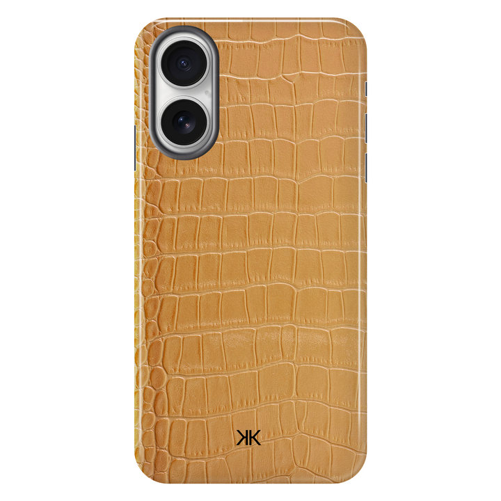 Gold Crocodile Phone Case - Tough Case - iphone-16