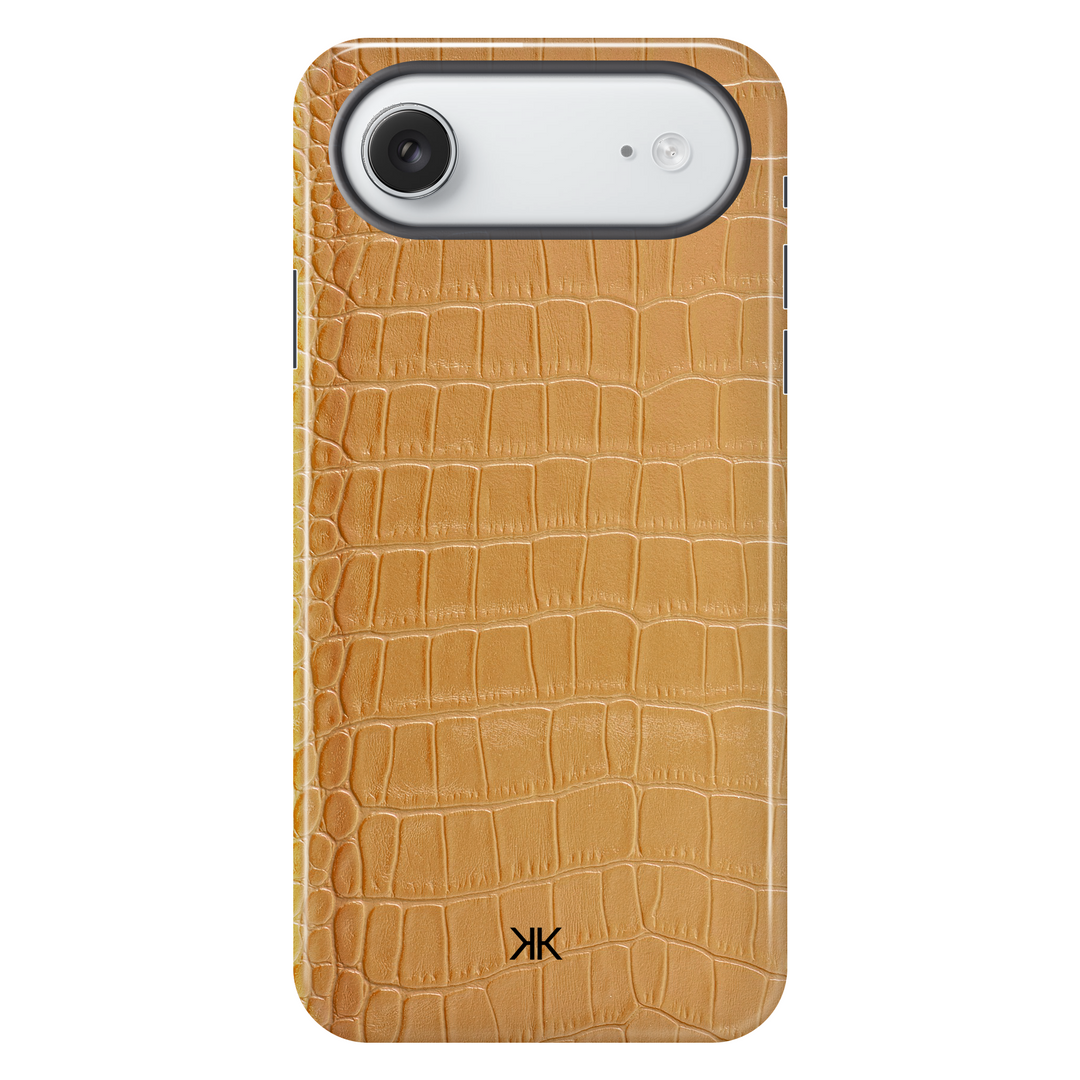 Gold Crocodile Phone Case - Tough Case - iphone-17-air