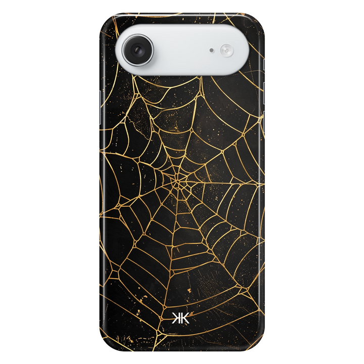 Golden Spiderweb phone case for iPhone 17 Air