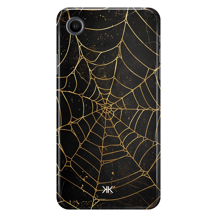 Golden Spiderweb Phone Case - Tough Case - iphone-xr