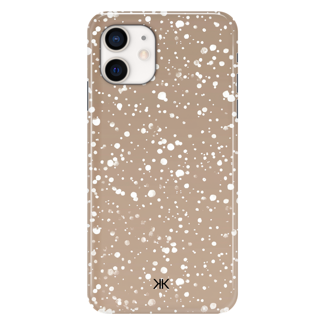 Gold Snow phone case for iPhone 12