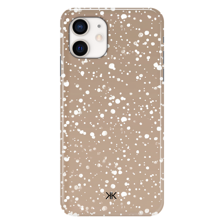 Gold Snow phone case for iPhone 12
