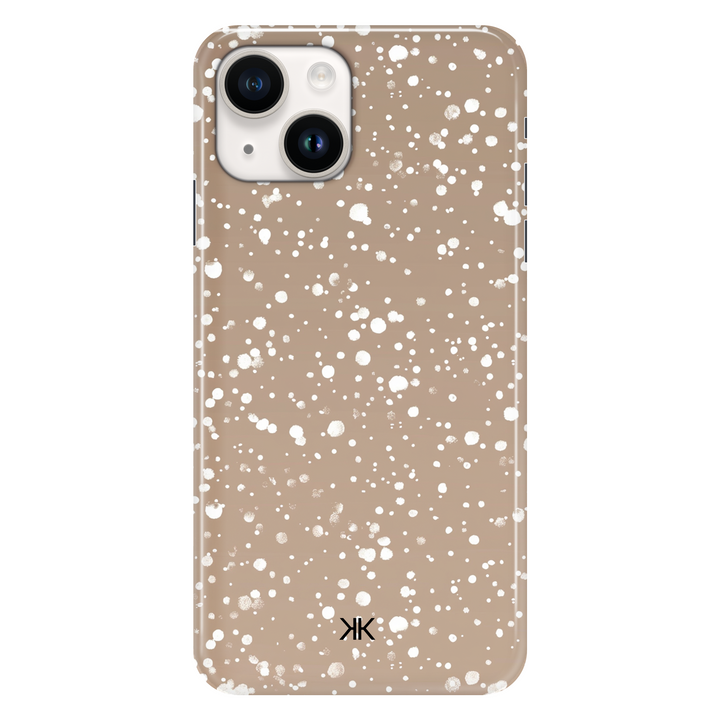Gold Snow phone case for iPhone 14