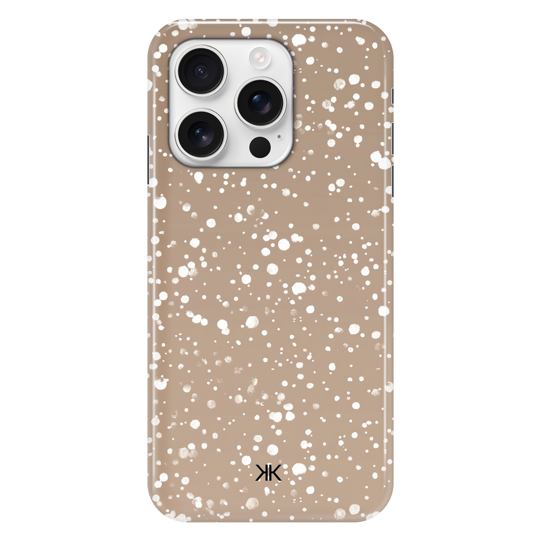 Gold Snow phone case for iPhone 16 Pro