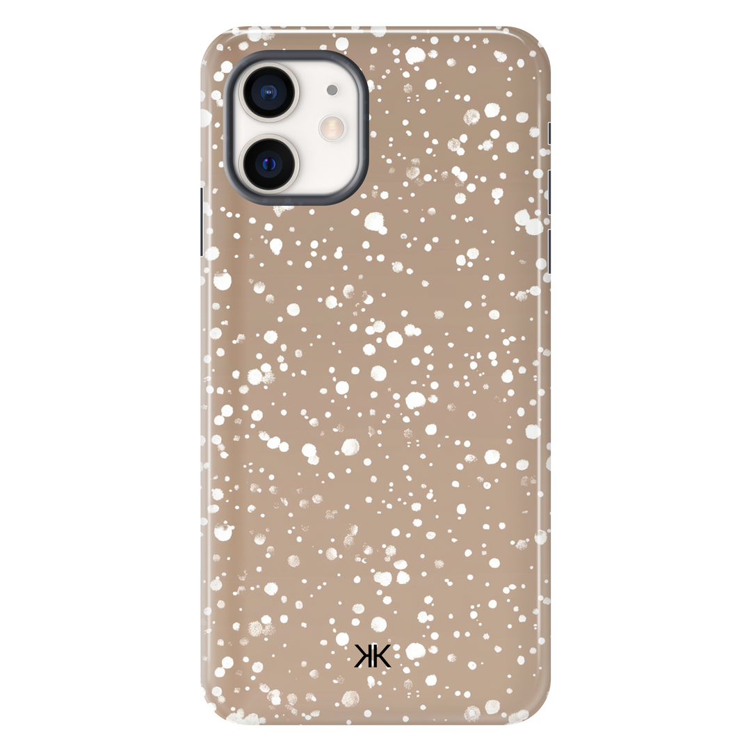Gold Snow Phone Case - Tough Case - iphone-12