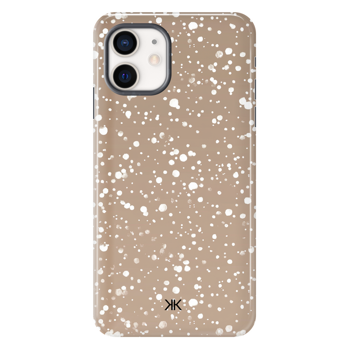 Gold Snow Phone Case - Tough Case - iphone-12