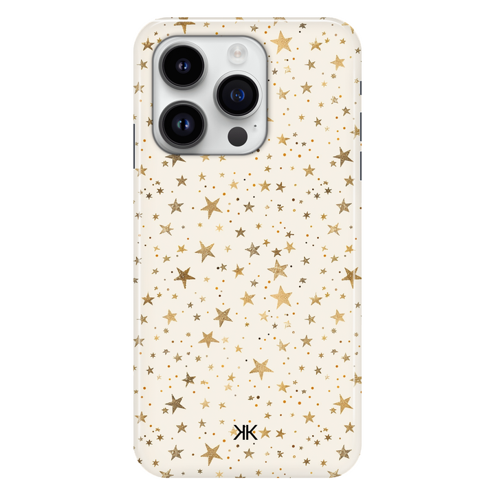 Gold Stars phone case for iPhone 14 Pro