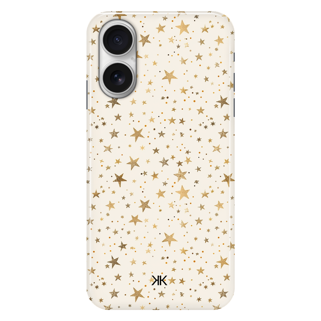 Gold Stars phone case for iPhone 16