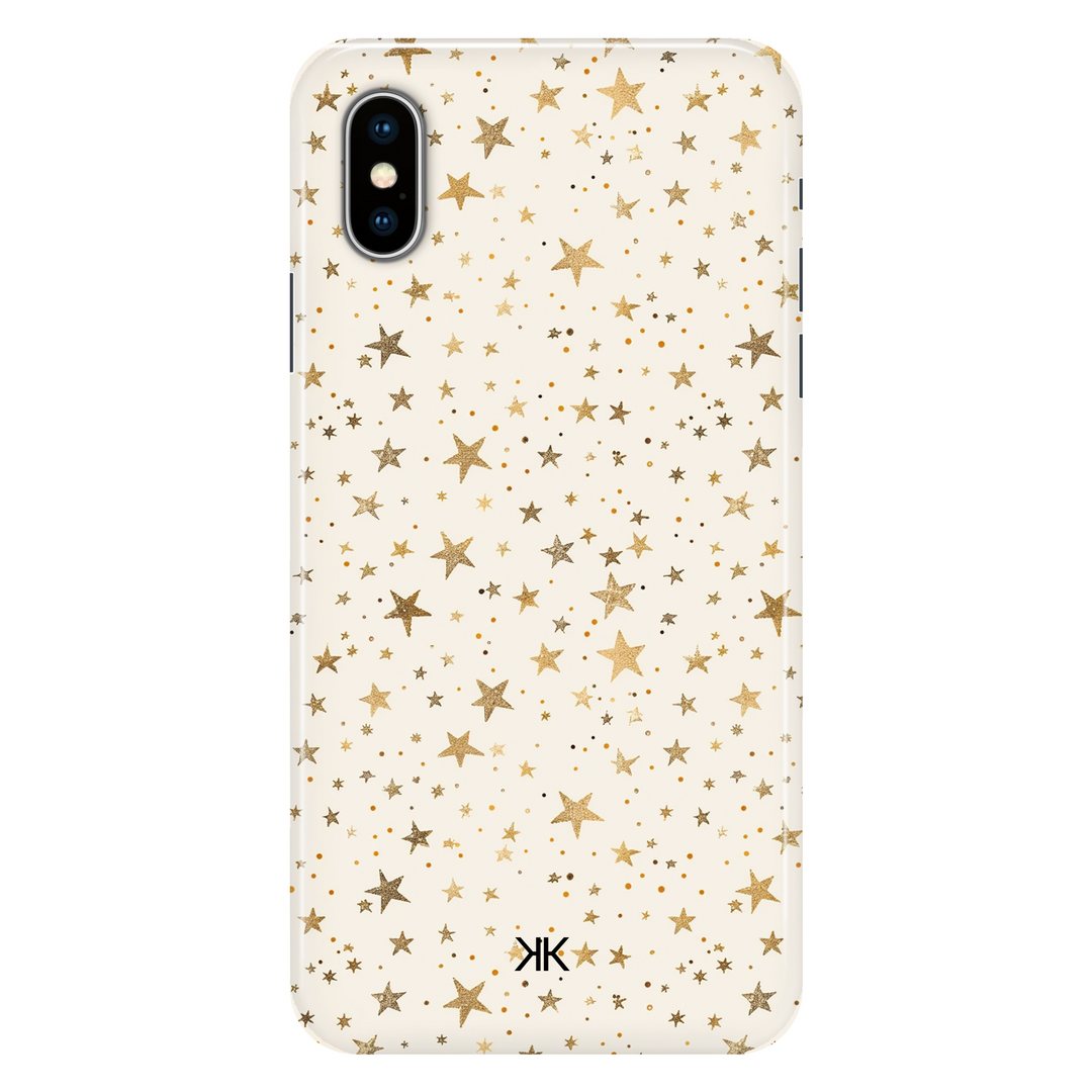 Gold Stars phone case for iPhone X