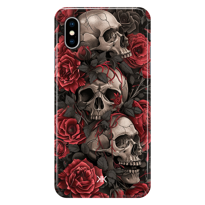 Gothic Skulls phone case for iPhone X
