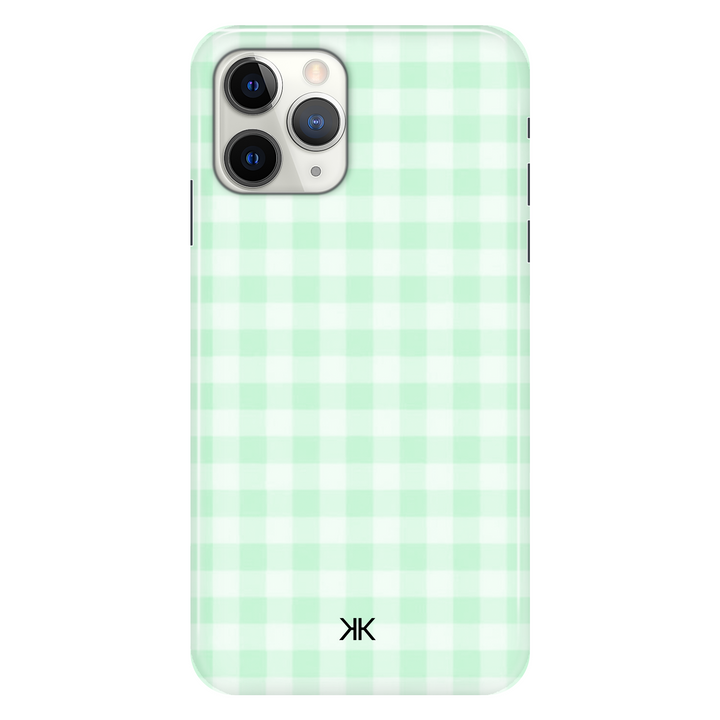 Gingham Green phone case for iPhone 11 Pro