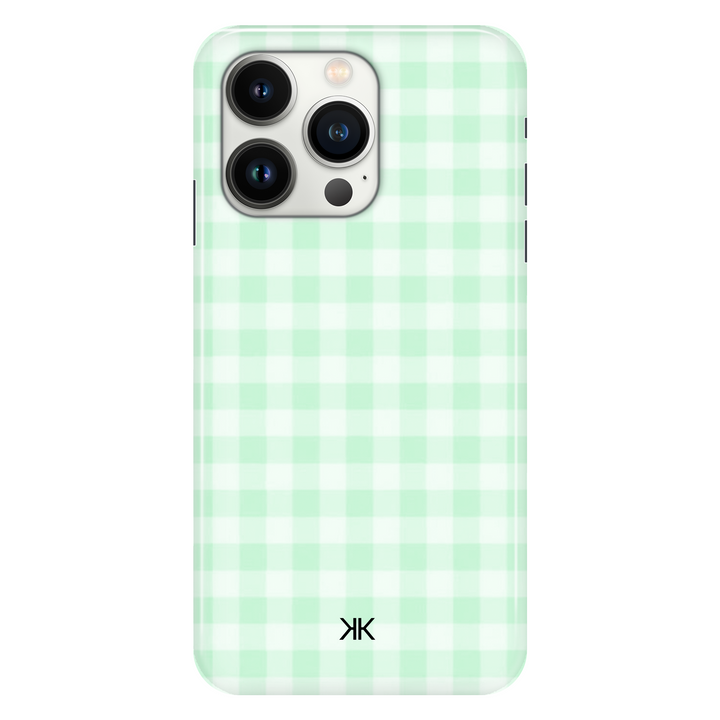 Gingham Green phone case for iPhone 13 Pro