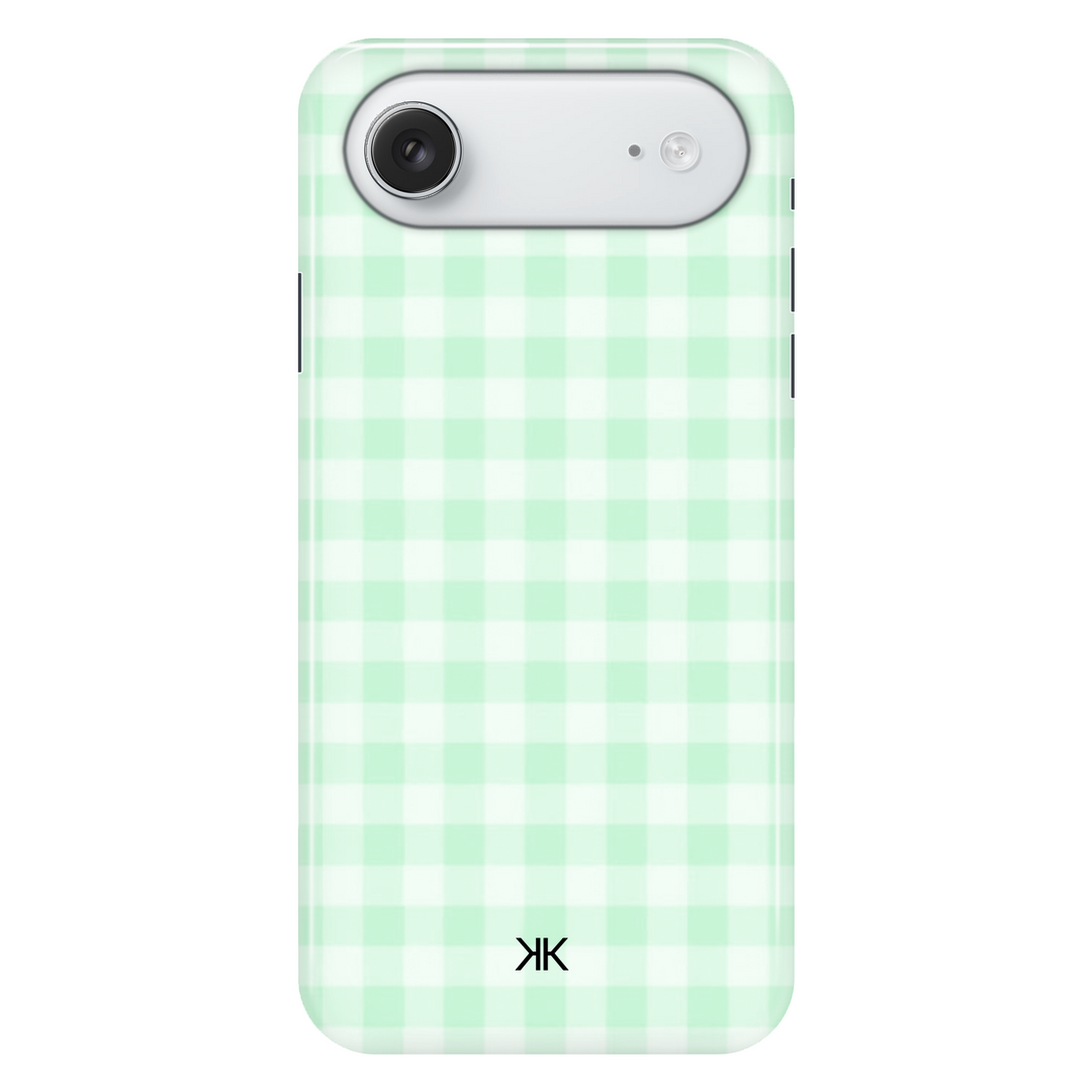 Gingham Green phone case for iPhone 17 Air