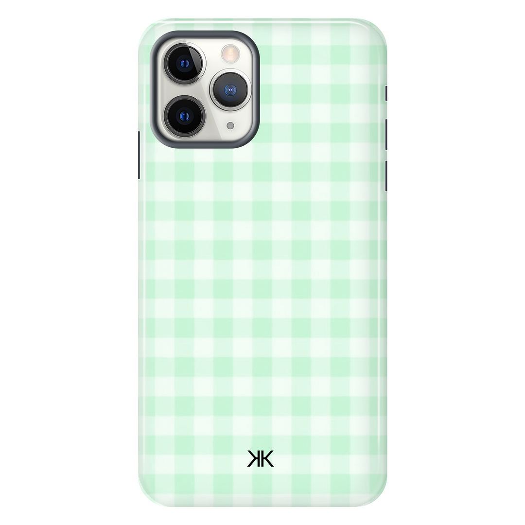Gingham Green Phone Case - Tough Case - iphone-11-pro
