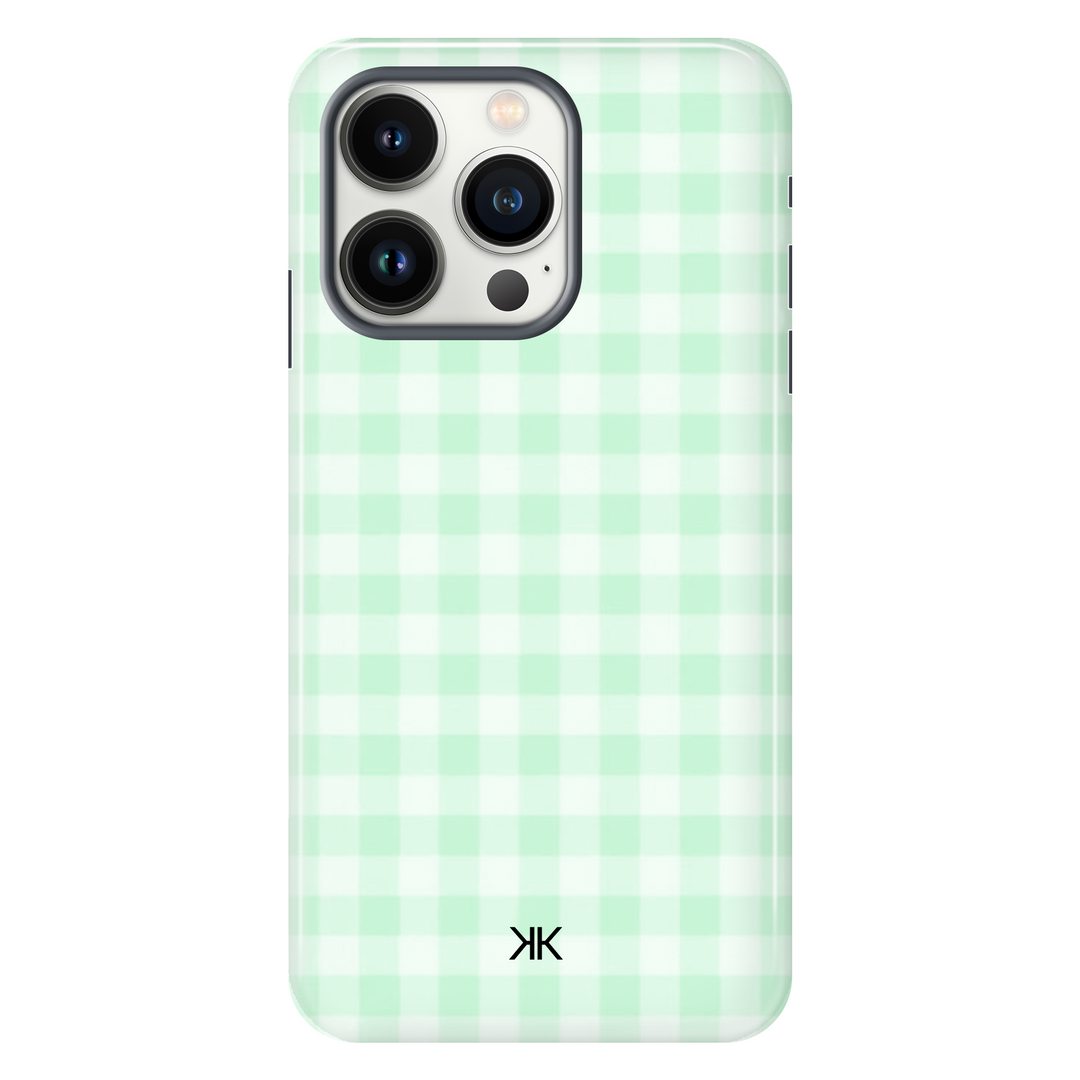 Gingham Green Phone Case - Tough Case - iphone-13-pro