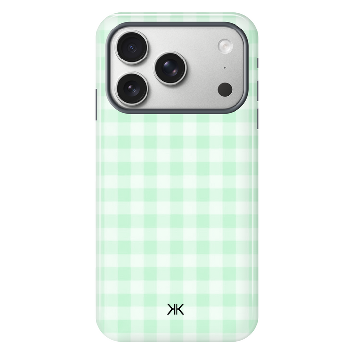 Gingham Green Phone Case - Tough Case - iphone-17-pro