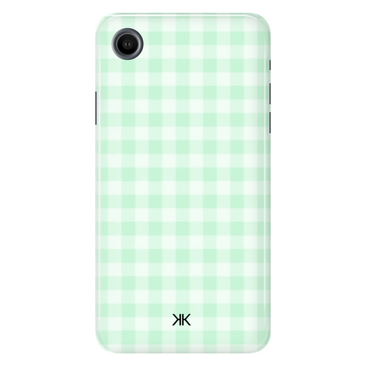 Gingham Green Phone Case - Tough Case - iphone-xr