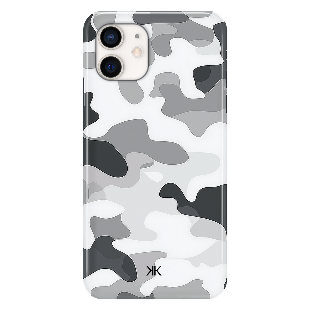 Grey Camo phone case for iPhone 12