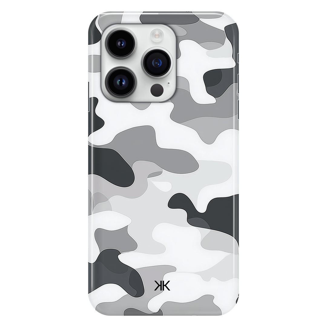 Grey Camo phone case for iPhone 14 Pro