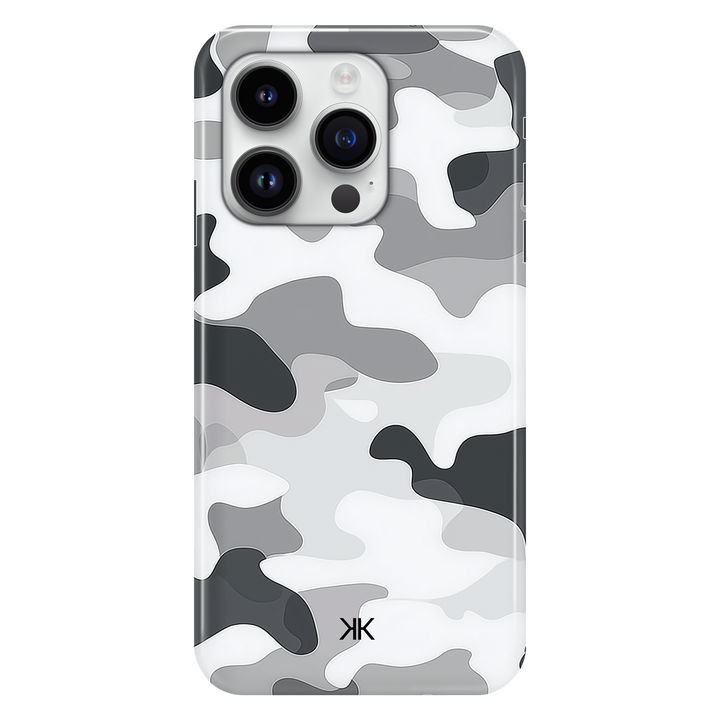 Grey Camo phone case for iPhone 14 Pro