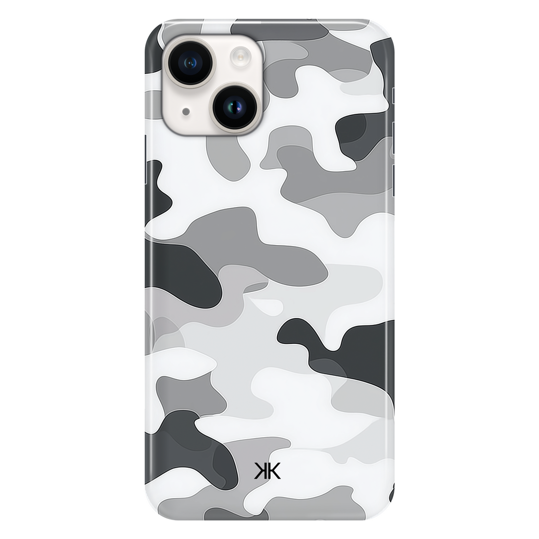 Grey Camo phone case for iPhone 14