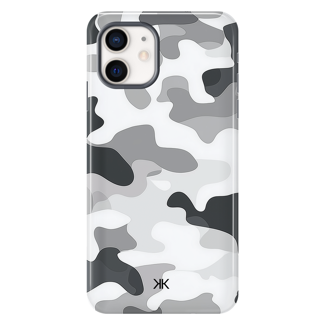 Grey Camo Phone Case - Tough Case - iphone-12